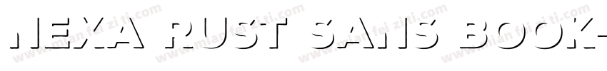 Nexa Rust Sans Book字体转换
